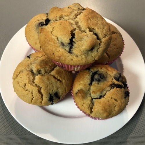 Bild von Blaubeer-Ahornsirup-Muffins