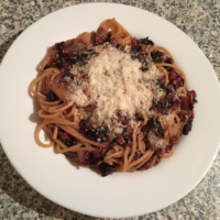 Bild von Spaghetti mit Radicchio